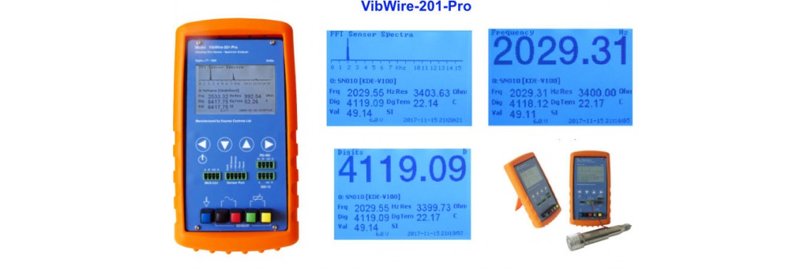 VibWire-201-Pro VW Sensor Analyser Logger